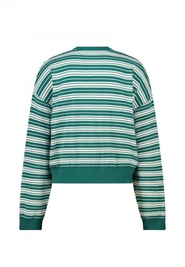 Пуловер в полоску