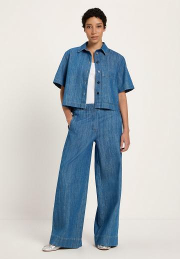 Джинсовая блузка