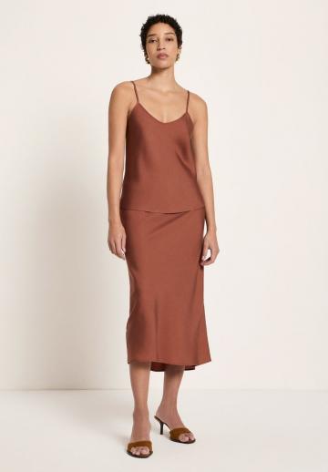 Атласная блузка