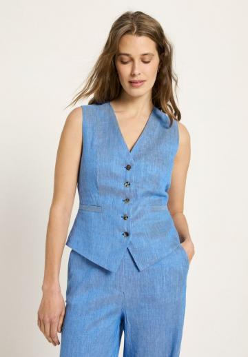 Джинсовая жилетка