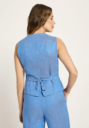 Джинсовая жилетка