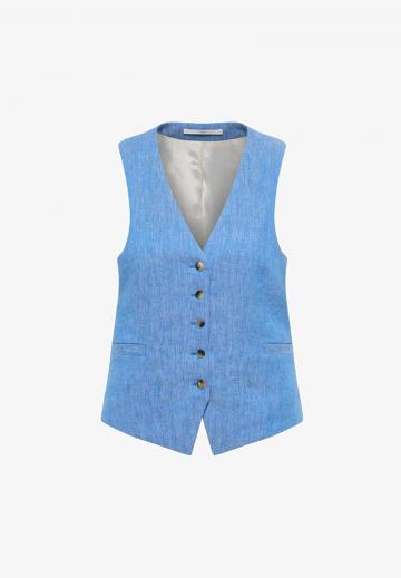 Джинсовая жилетка