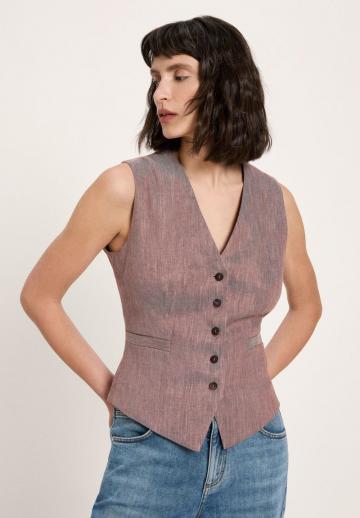 Джинсовая жилетка