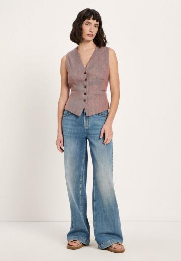 Джинсовая жилетка