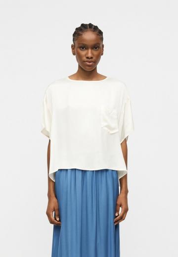 Атласная блузка