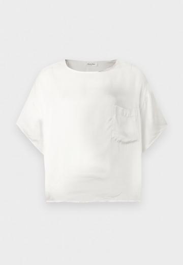 Атласная блузка