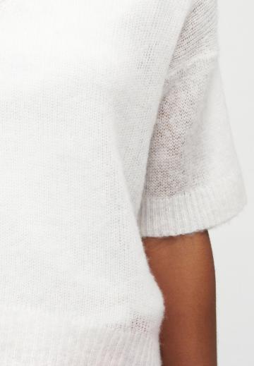 Пуловер с коротким рукавом