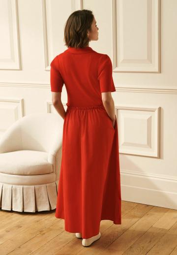 Вязаное платье