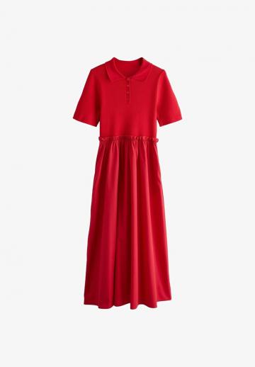 Вязаное платье