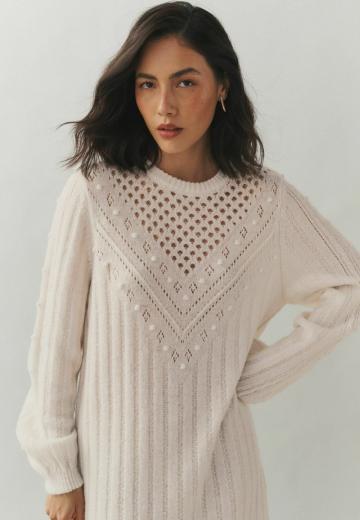 Вязаное платье