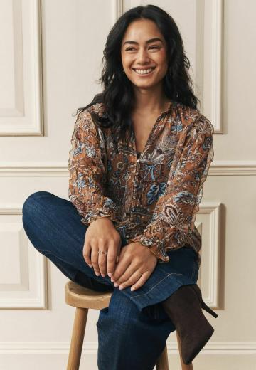 Шифоновая блузка