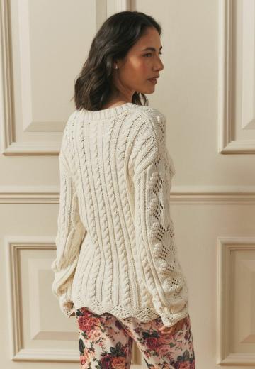 Длинный пуловер