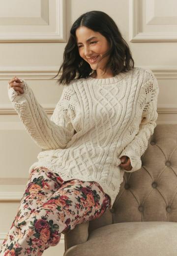 Длинный пуловер