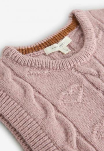 Пуловер без рукавов