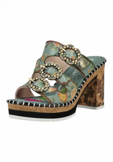 Босоножки на каблуке