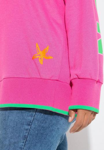 Пуловер с капюшоном