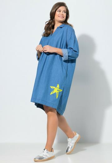 Джинсовое платье