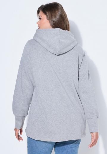 Пуловер с капюшоном