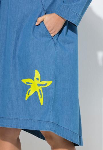 Джинсовое платье