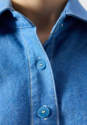 Джинсовая жилетка