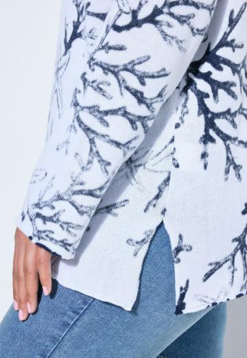 Длинный пуловер