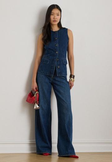 Джинсовый комбинезон