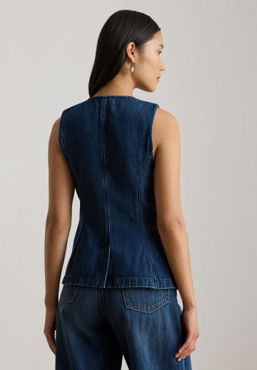 Джинсовый комбинезон