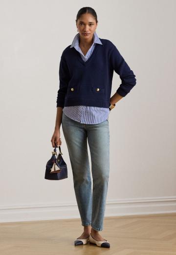 Прямые джинсы