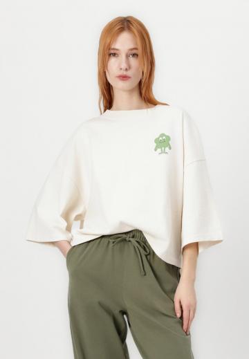 Майка с рукавом три четверти