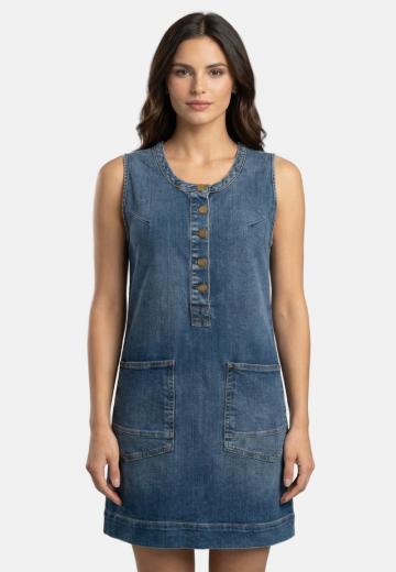 Джинсовое платье