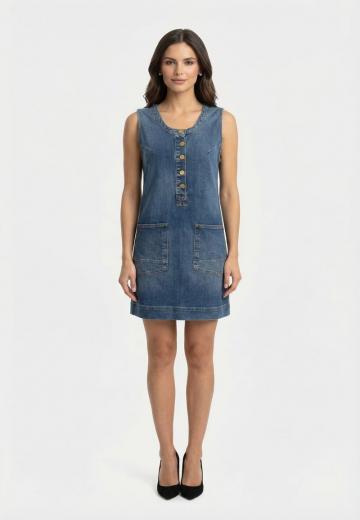 Джинсовое платье
