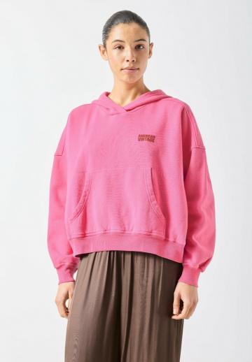 Пуловер с капюшоном