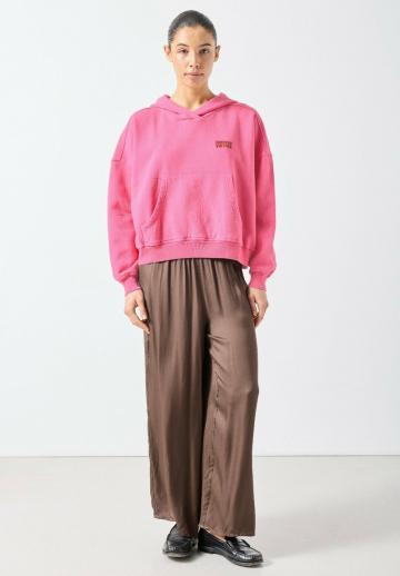 Пуловер с капюшоном