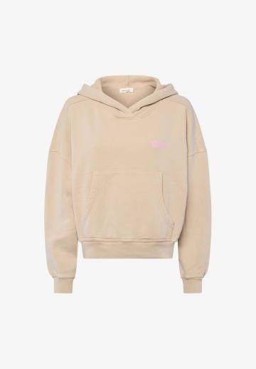 Пуловер с капюшоном