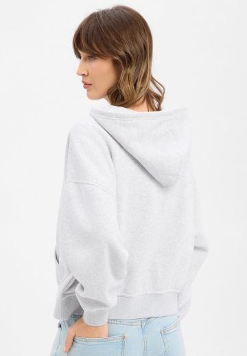 Пуловер с капюшоном