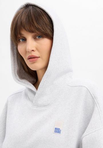 Пуловер с капюшоном