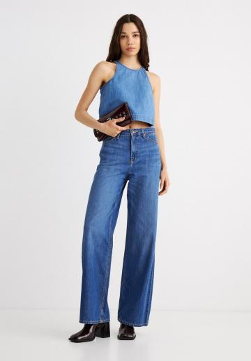 Джинсовый комбинезон