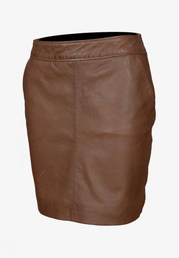 Кожаная юбка