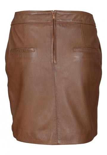 Кожаная юбка