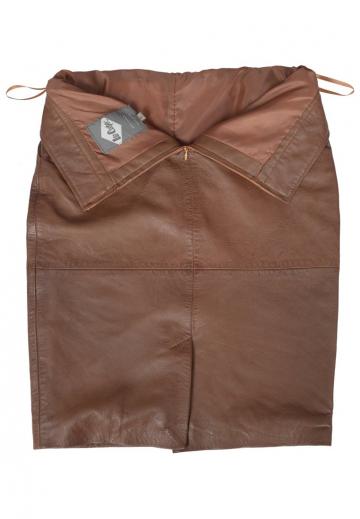 Кожаная юбка