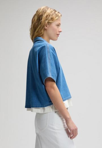 Джинсовая жилетка