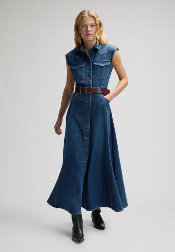 Джинсовый комбинезон