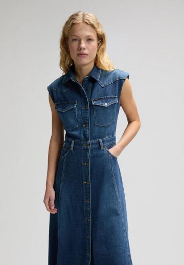 Джинсовый комбинезон