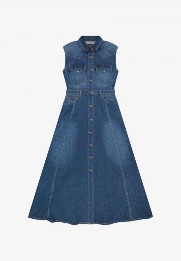 Джинсовый комбинезон