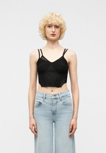 Топ на бретельках