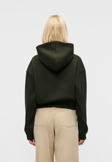 Пуловер с капюшоном