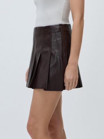 Кожаная юбка