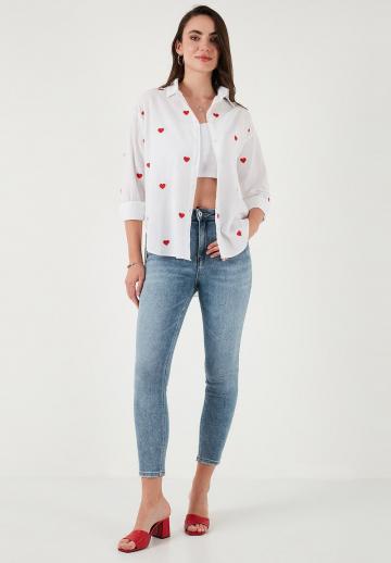 Длинная блузка