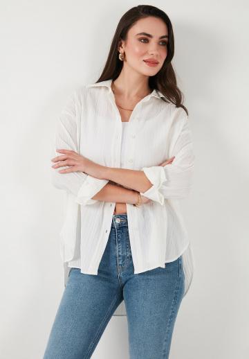 Длинная блузка