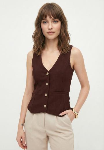 Джинсовая жилетка